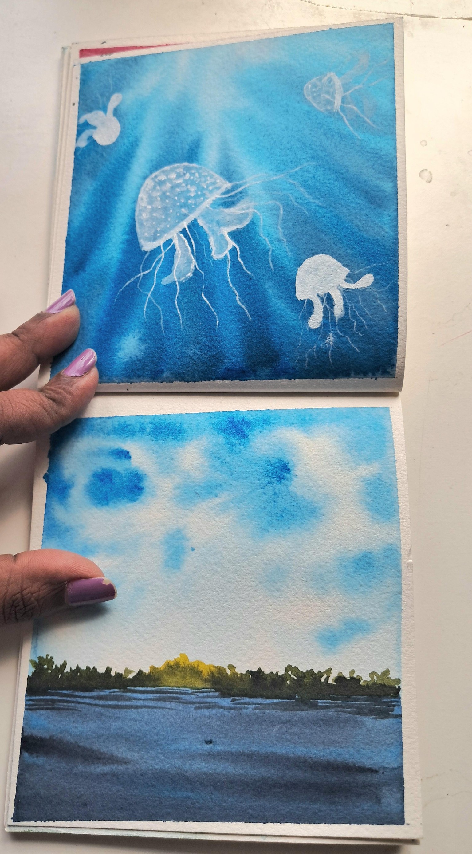 Sketchbook practice watercolour - image 2 - student project