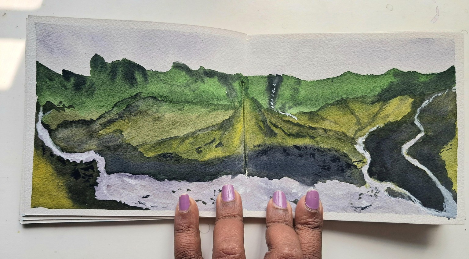 Sketchbook practice watercolour - image 9 - student project
