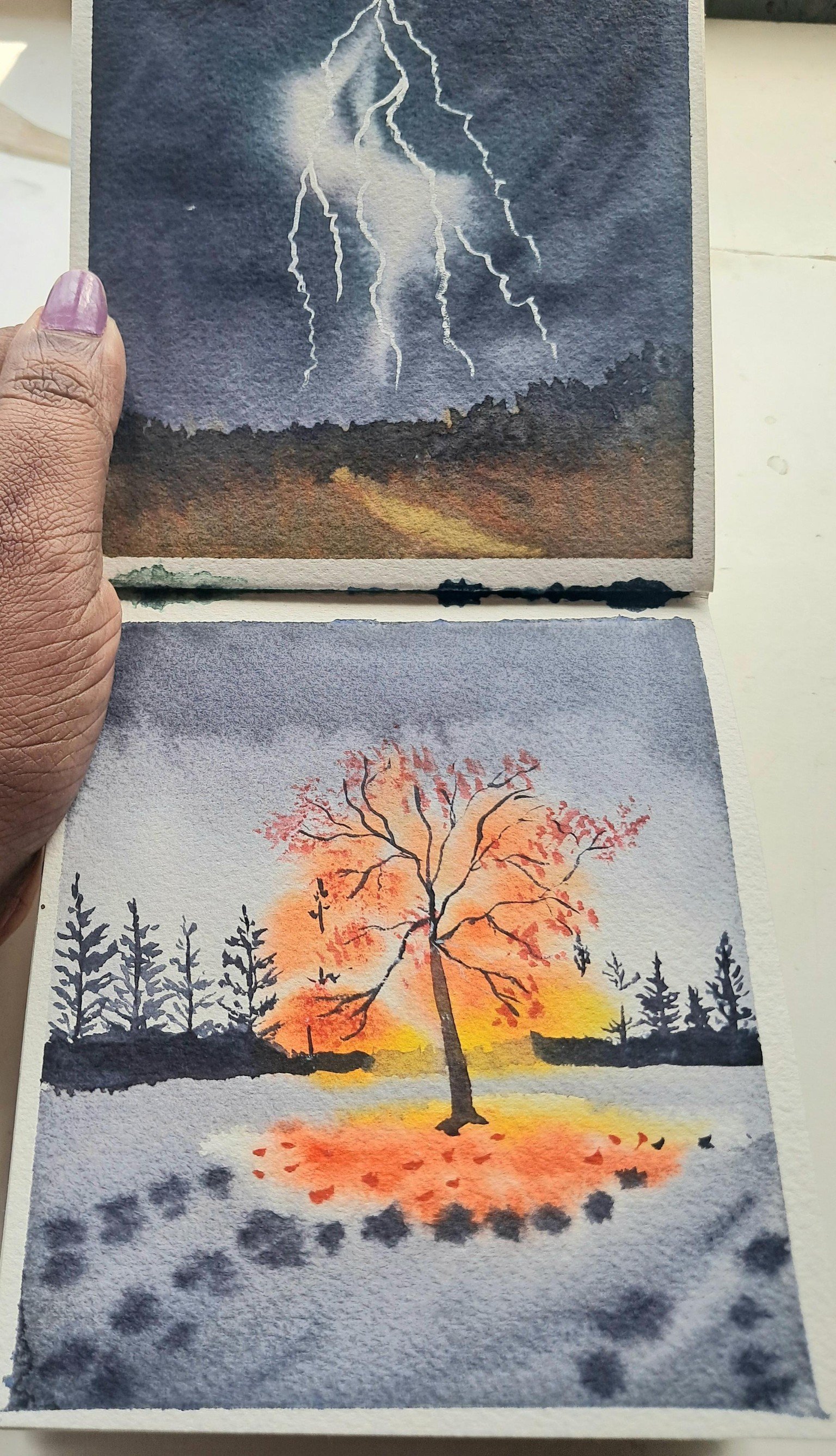 Sketchbook practice watercolour - image 8 - student project