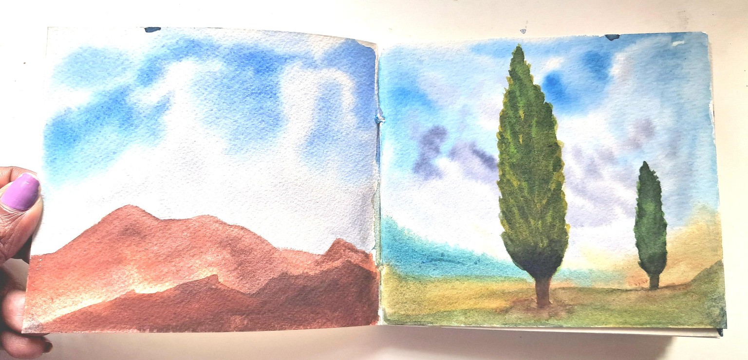 Sketchbook practice watercolour - image 4 - student project