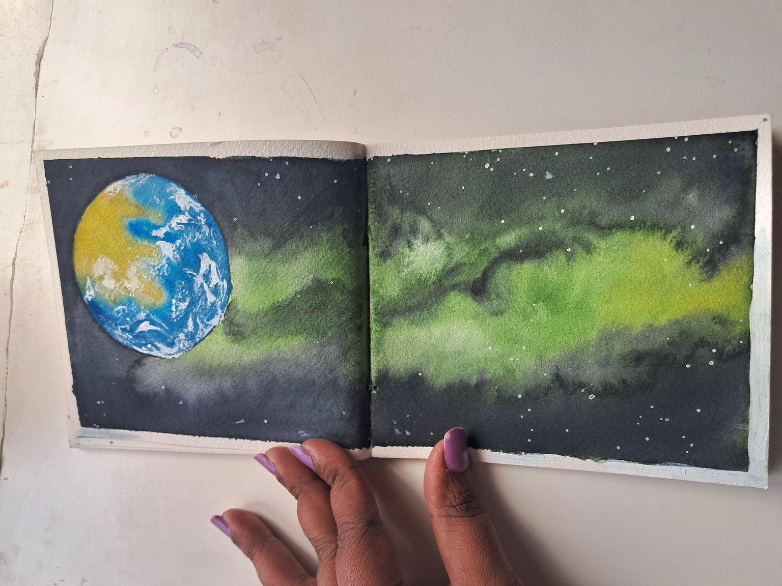 Sketchbook practice watercolour - image 1 - student project