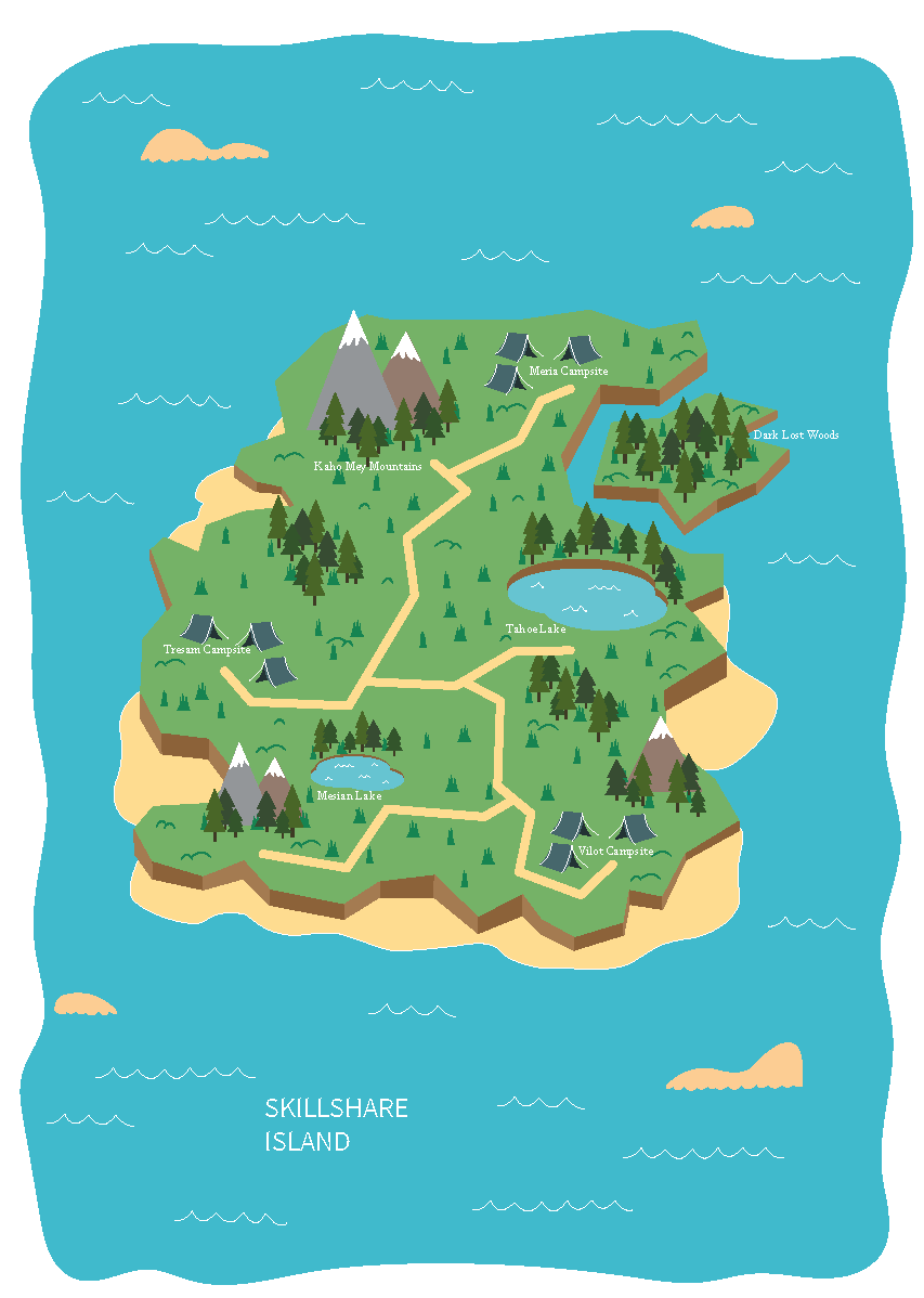 Campsite Island - image 1 - student project