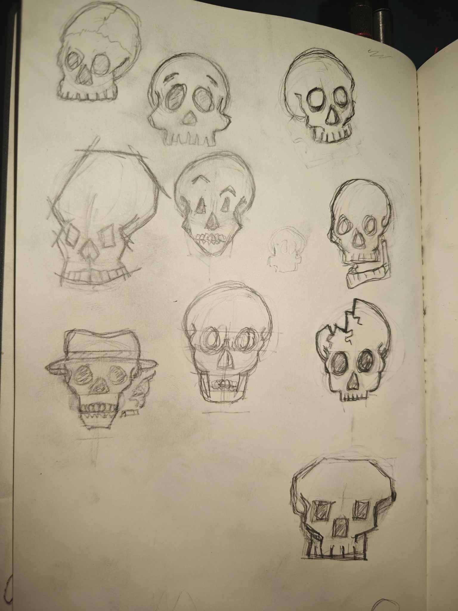 Skull drafts - image 1 - student project