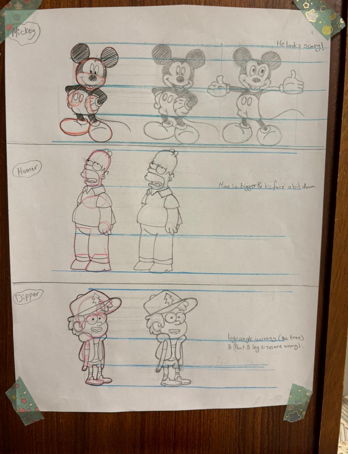 First time drawing all these characters. It was fun & difficult. - image 3 - student project