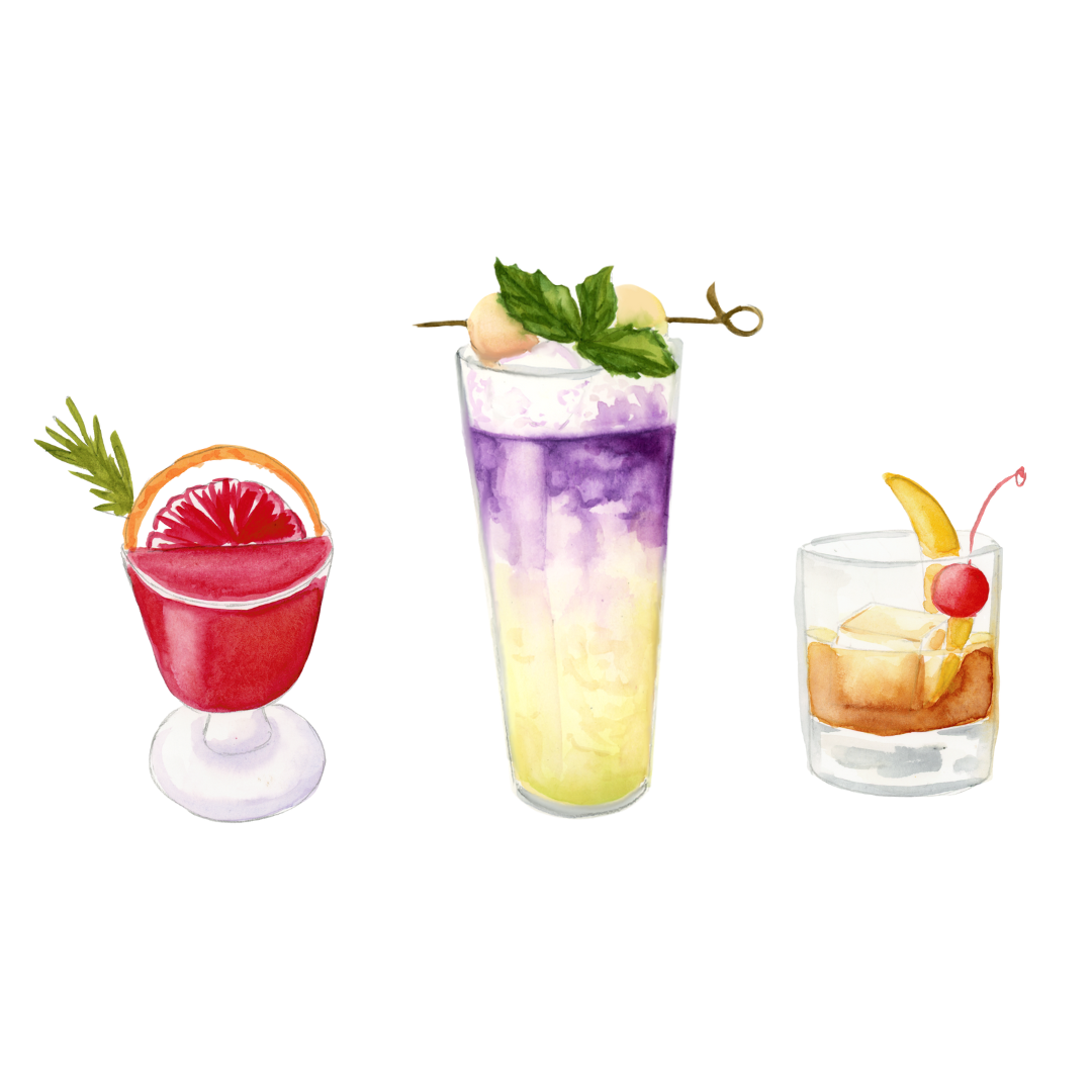 Fun Watercolor Cocktails - image 1 - student project