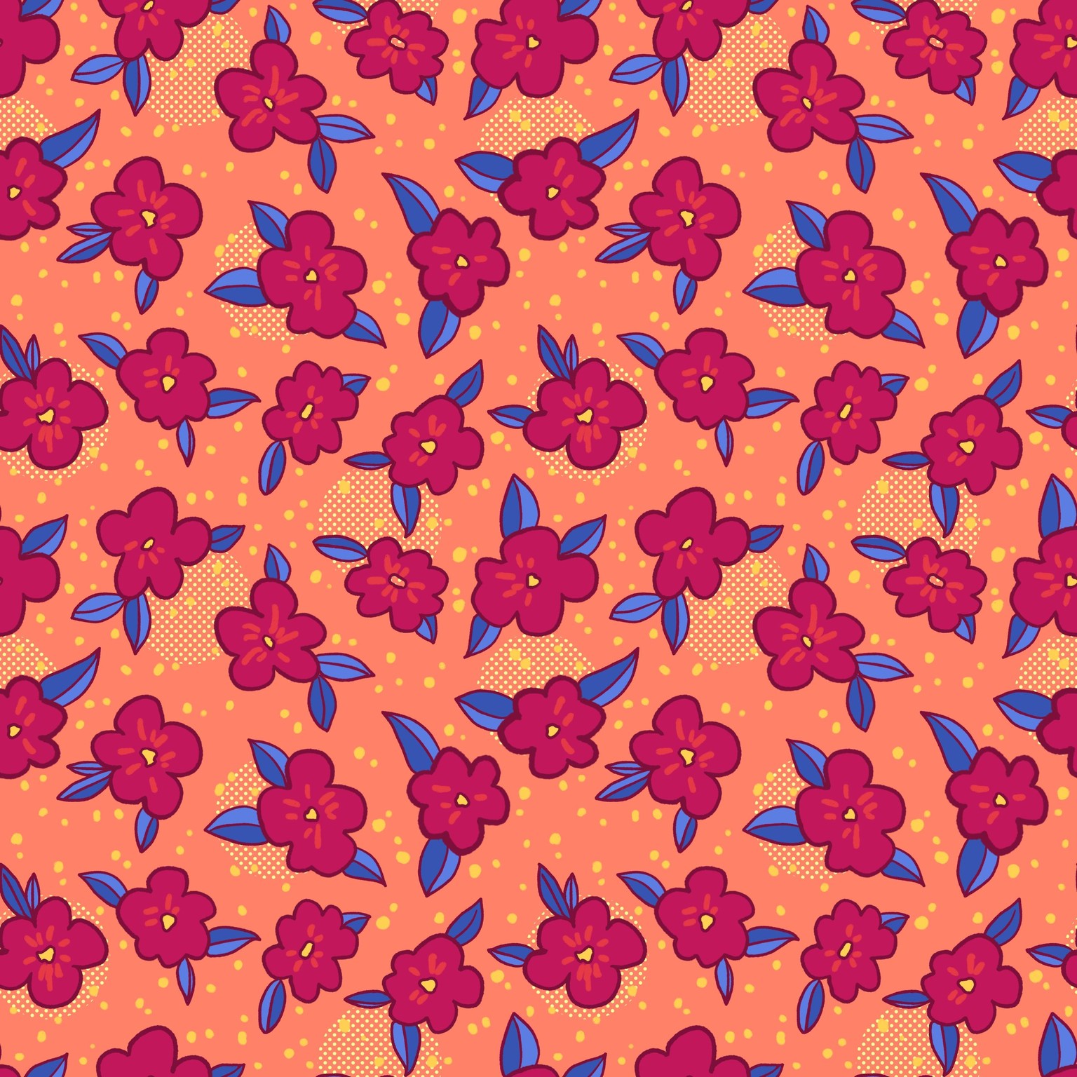 Super fast Bold Florals - image 1 - student project