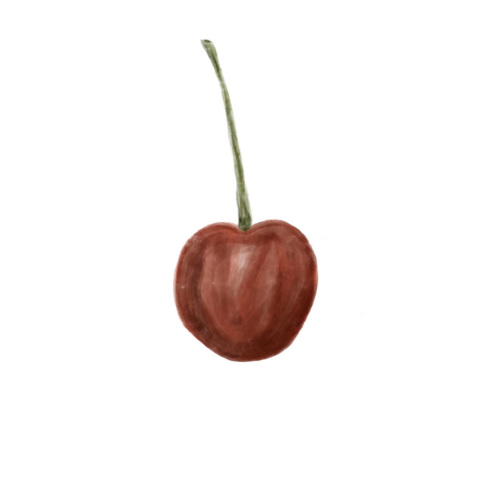 Digital Watercolour fruits - image 2 - student project