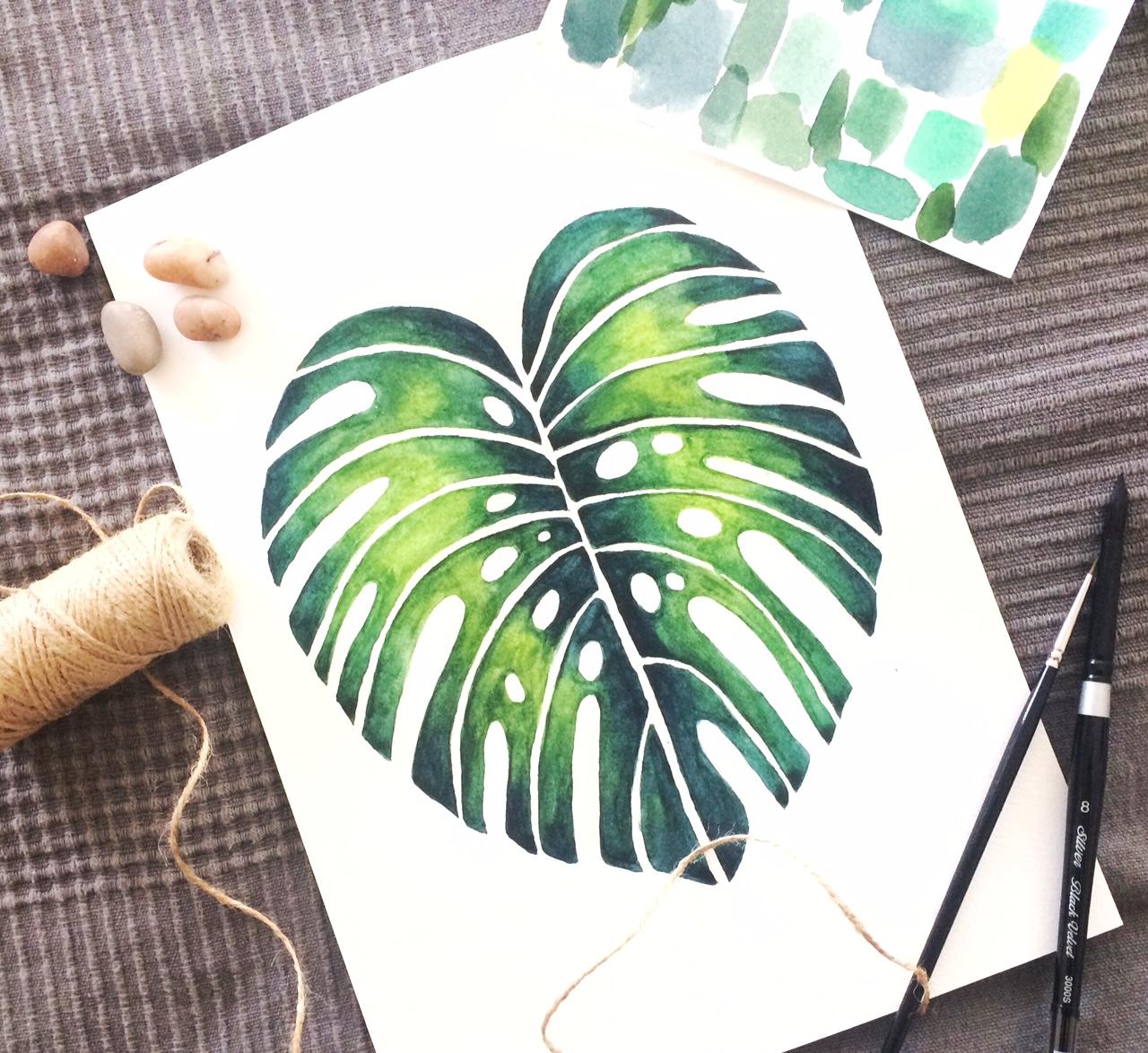 Monstera Leaf - image 1 - student project