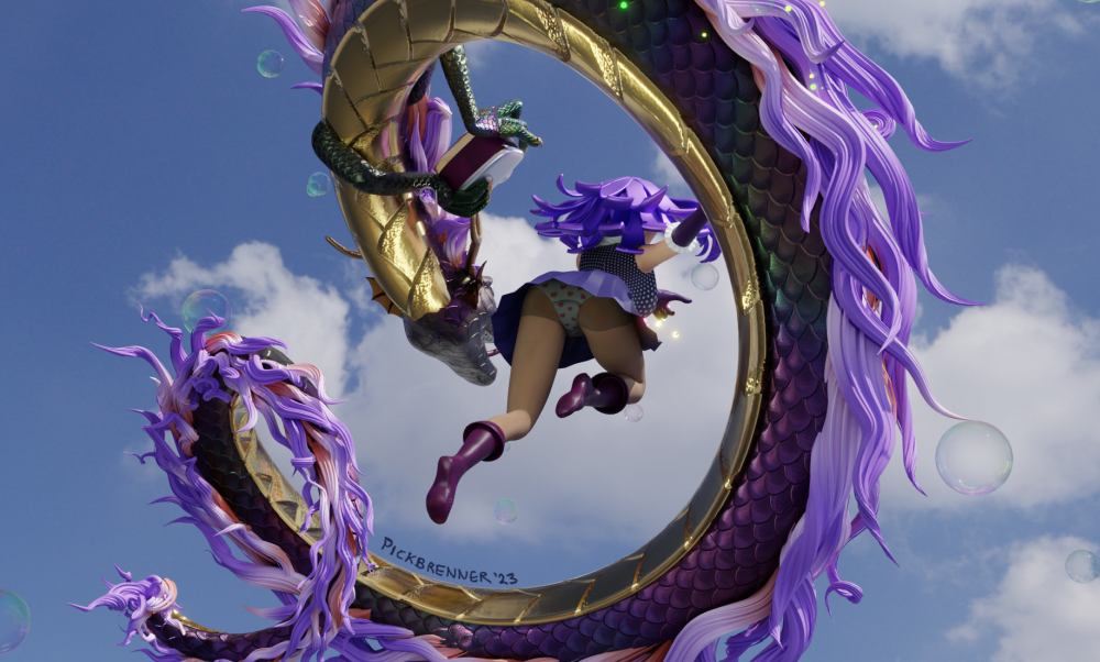 The Flying Dragon Witch - image 8 - student project