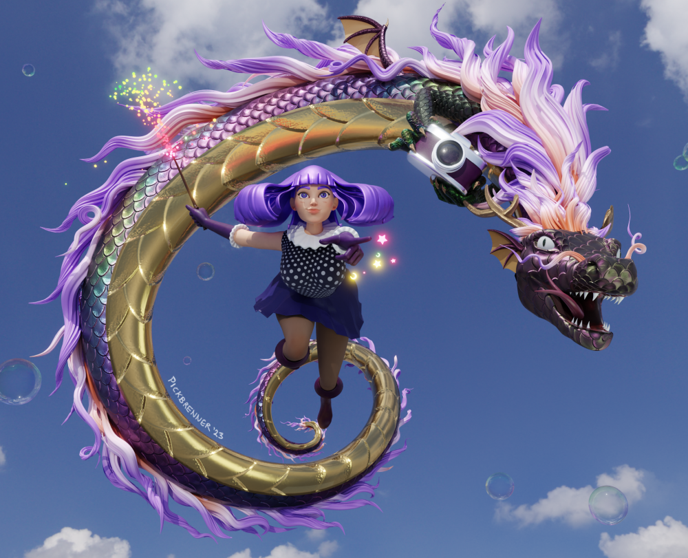 The Flying Dragon Witch - image 7 - student project