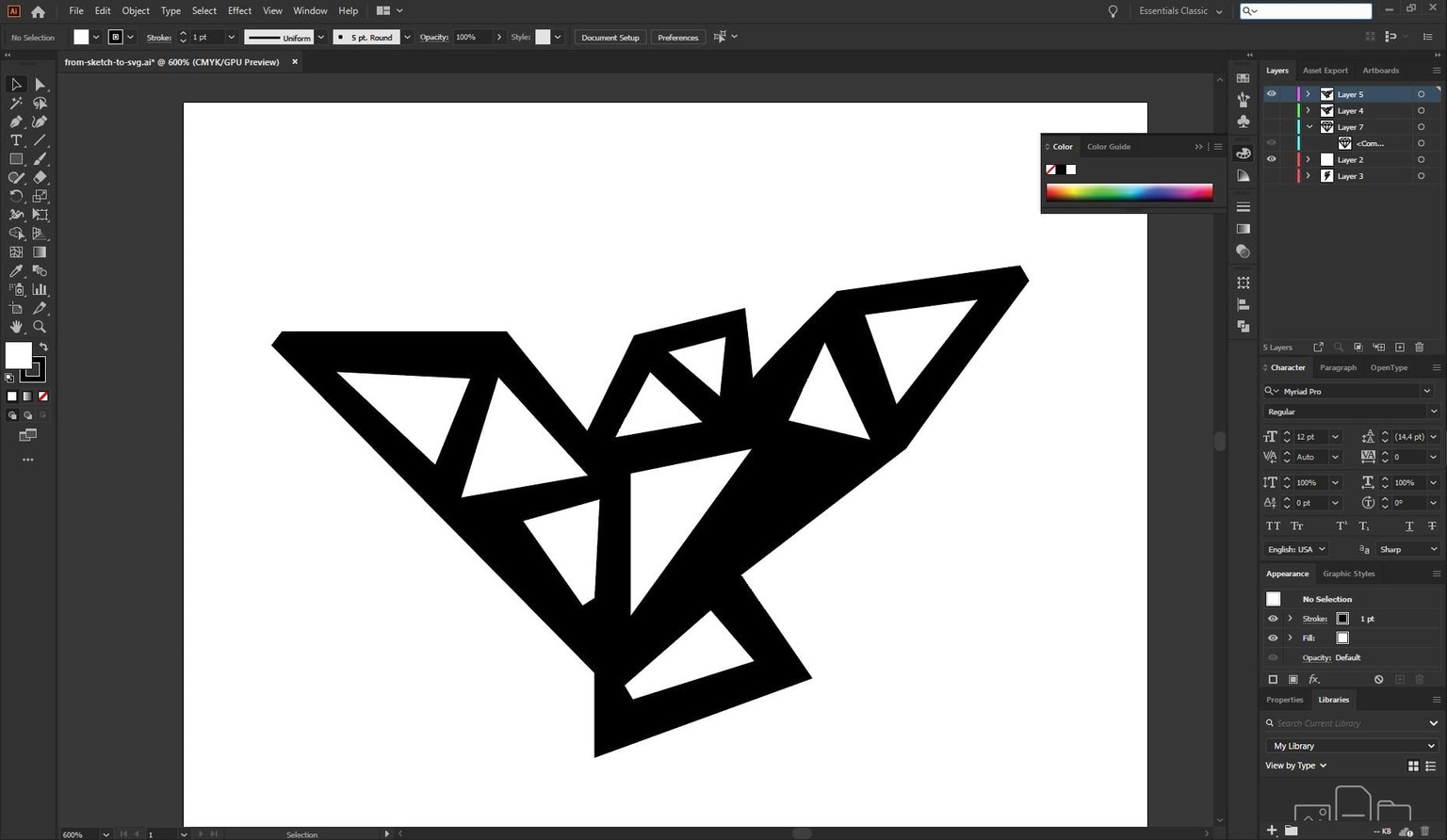 Printed Jewelry, modeled in Blender - image 2 - student project