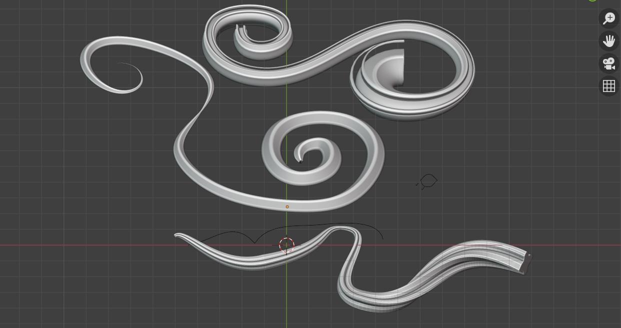 Ornamental Ring - Curve Modeling in Blender 3D - image 1 - student project