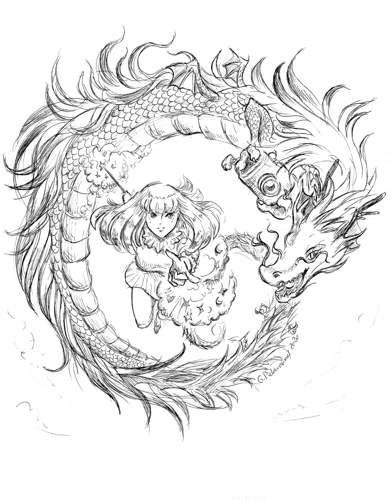 The Flying Dragon Witch - image 1 - student project