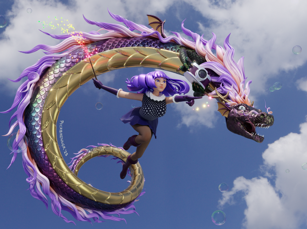 The Flying Dragon Witch - image 6 - student project