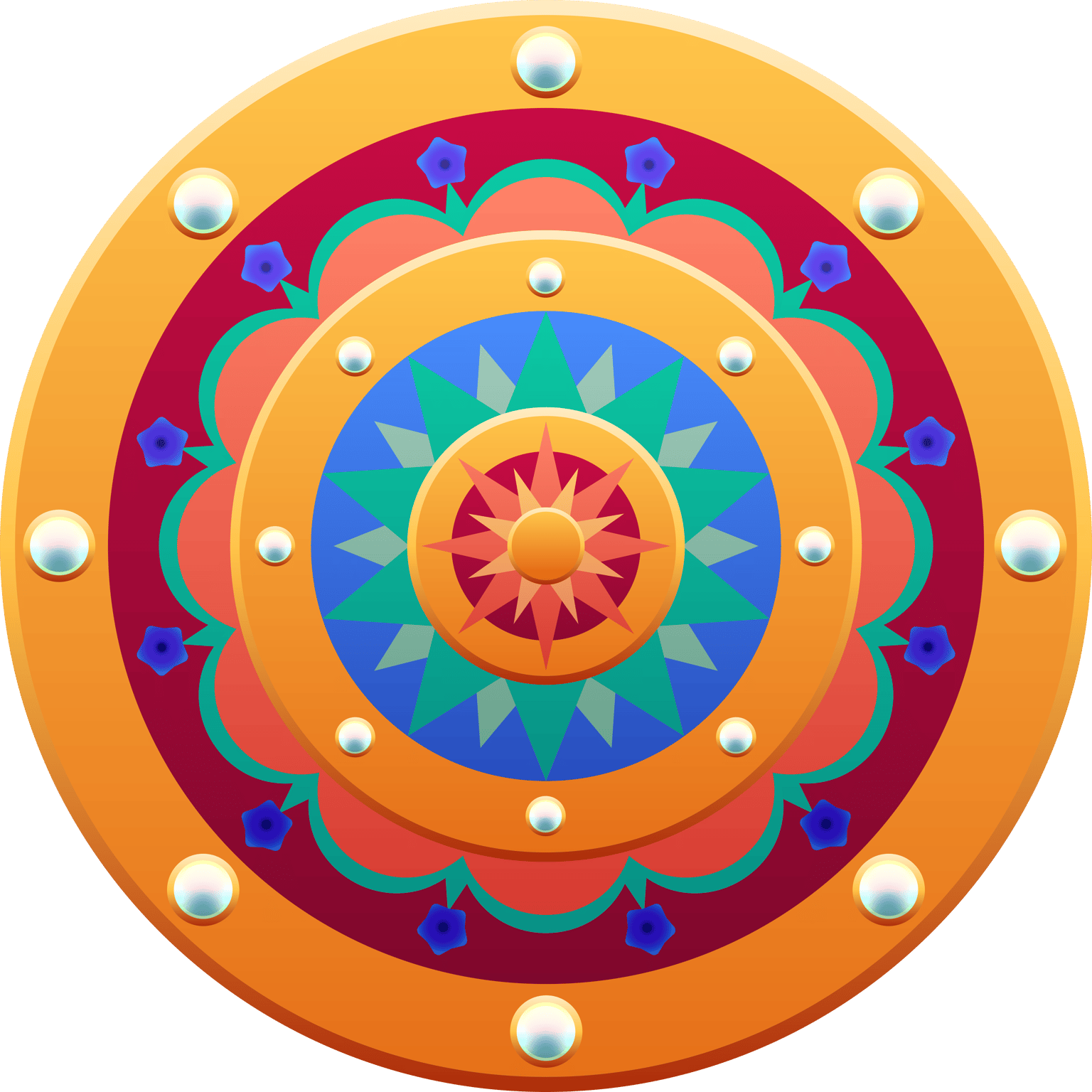 Mandala Before and After - image 1 - student project