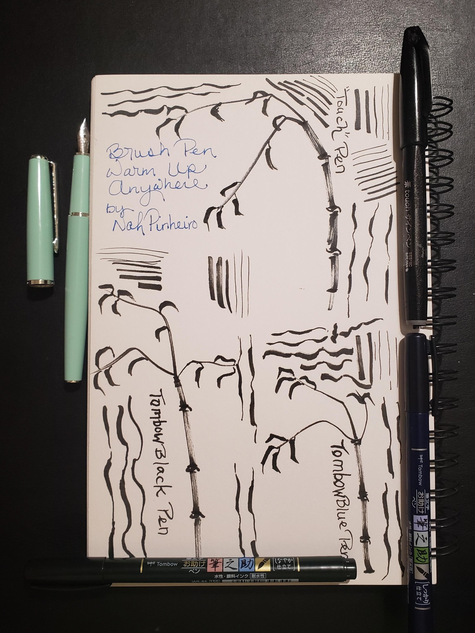 Brush Pen Warm Ups :) - image 1 - student project
