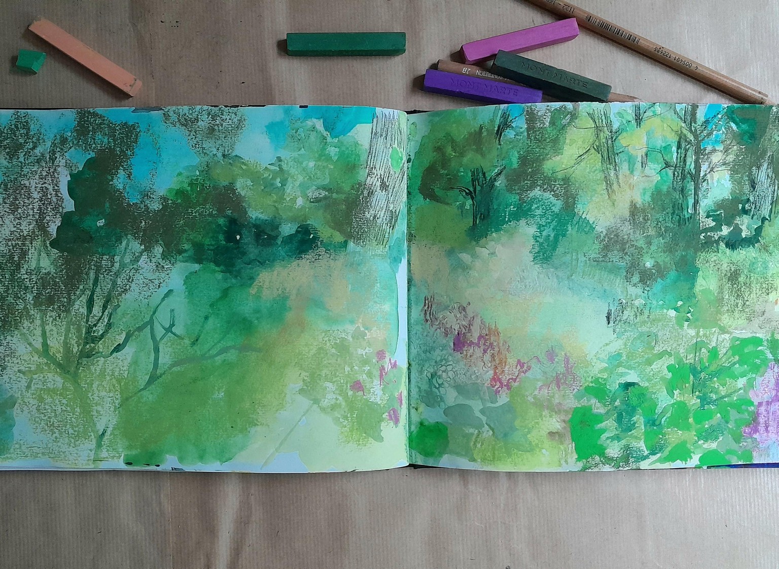 Drawing Nature - Five Creative Sketchbook Activities - image 2 - student project
