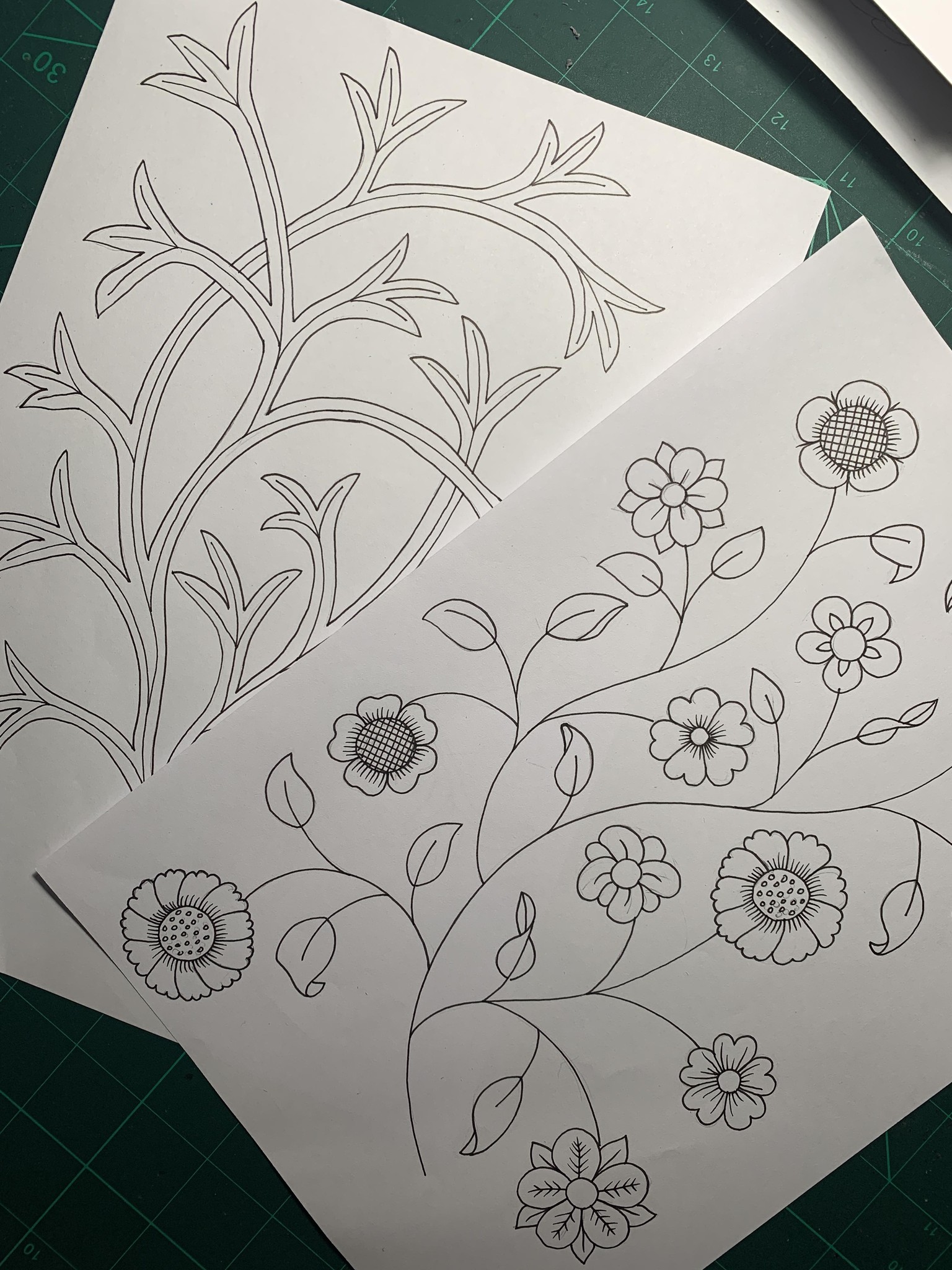 Trailing Chrysanthemum Branches - image 1 - student project