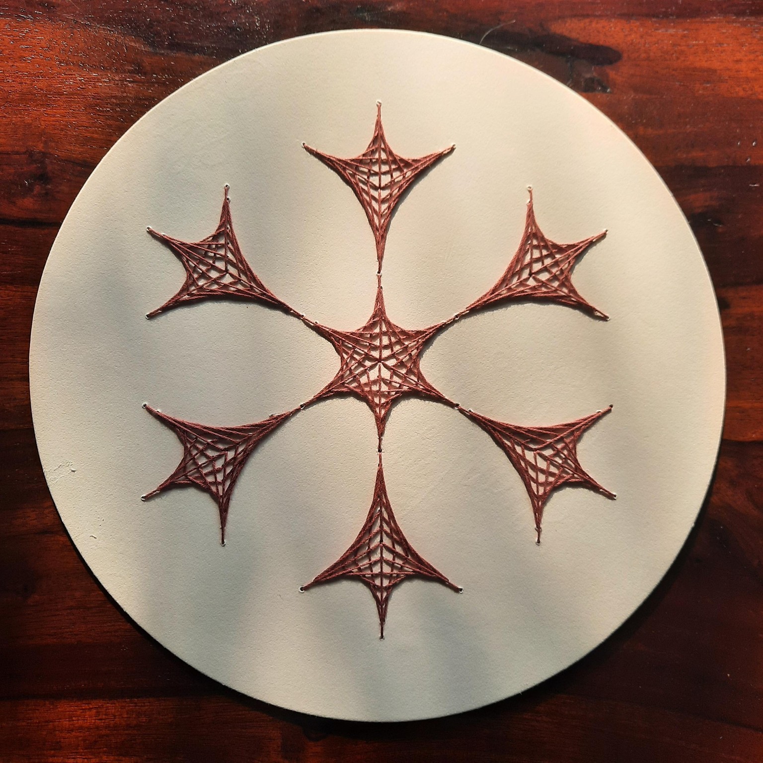 Paper Stitched Snowflakes - image 1 - student project