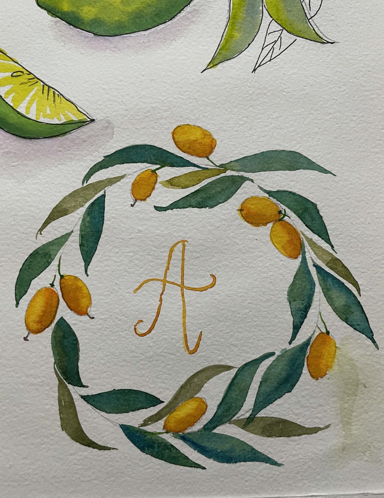 Watercolor Citrus - image 3 - student project