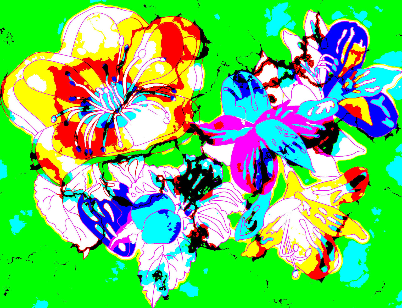 Marble Pattern with Blend Modes - image 1 - student project