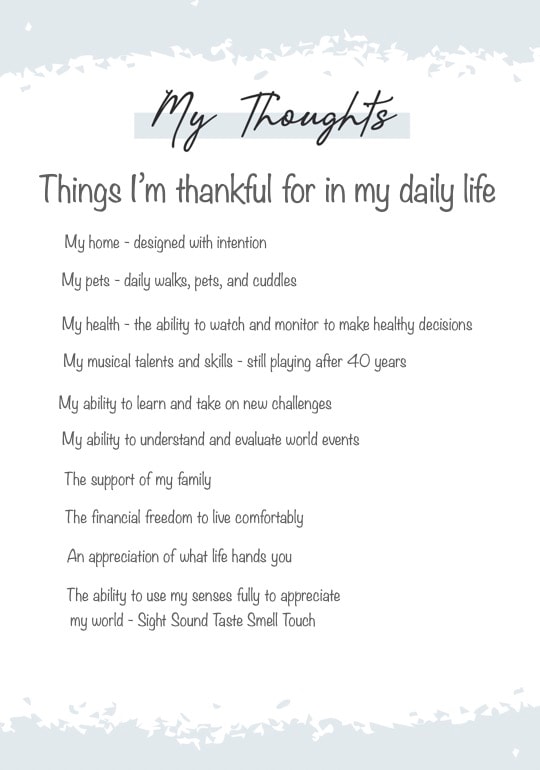 Things I'm thankful for - image 1 - student project