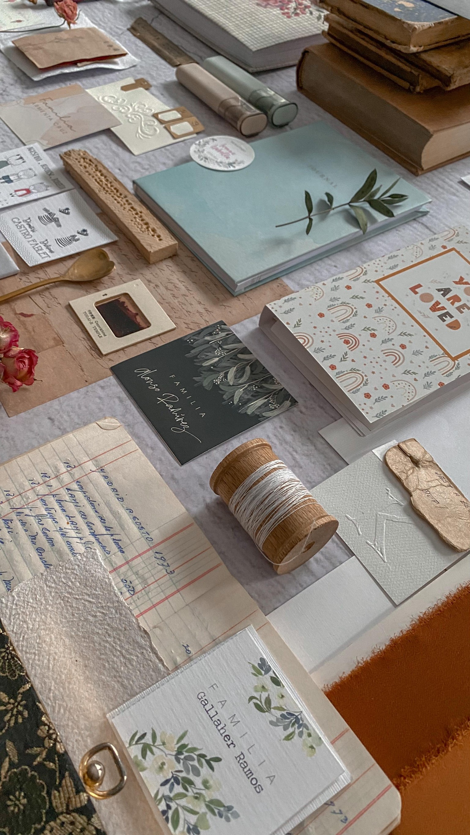Flat lay composition at my creative studio - image 7 - student project