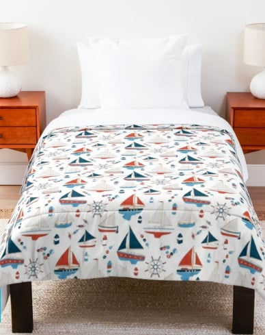 Ahoy There Sailing Boats Pattern - image 5 - student project