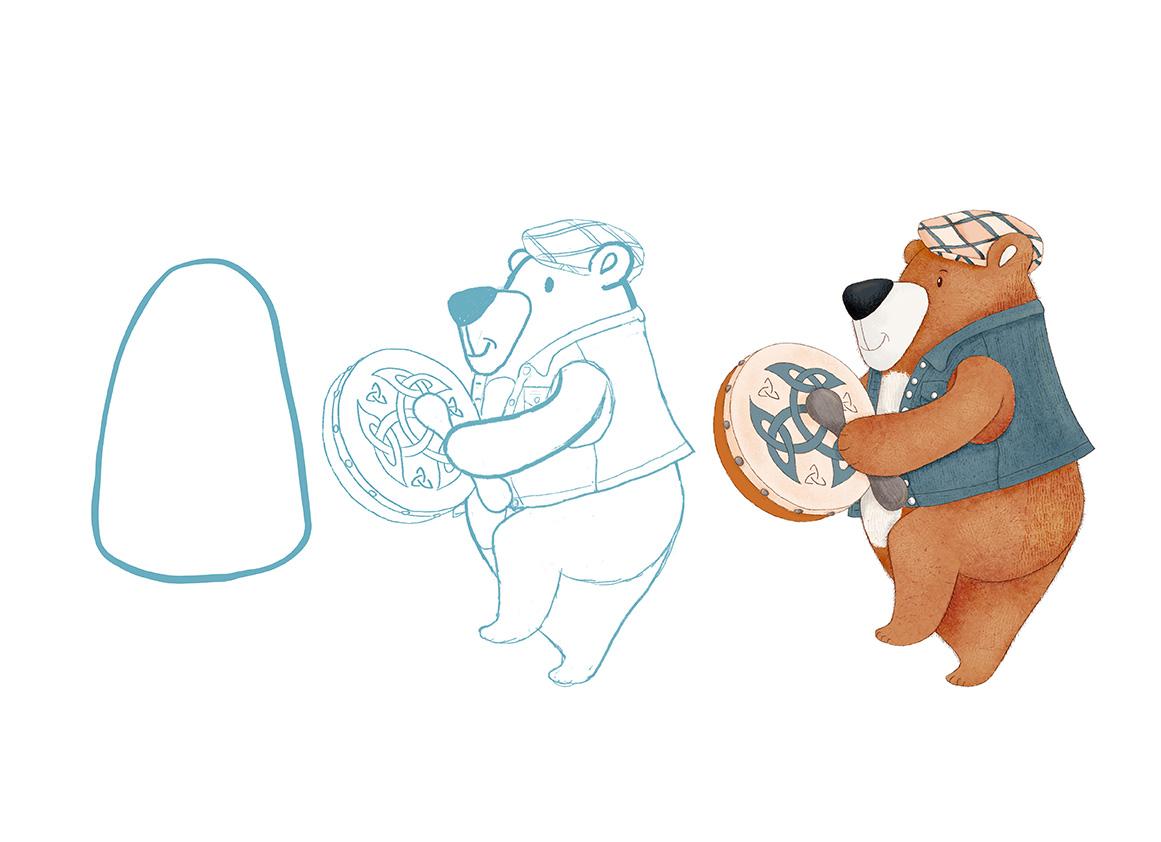 Bear Belly Folk Band - image 3 - student project