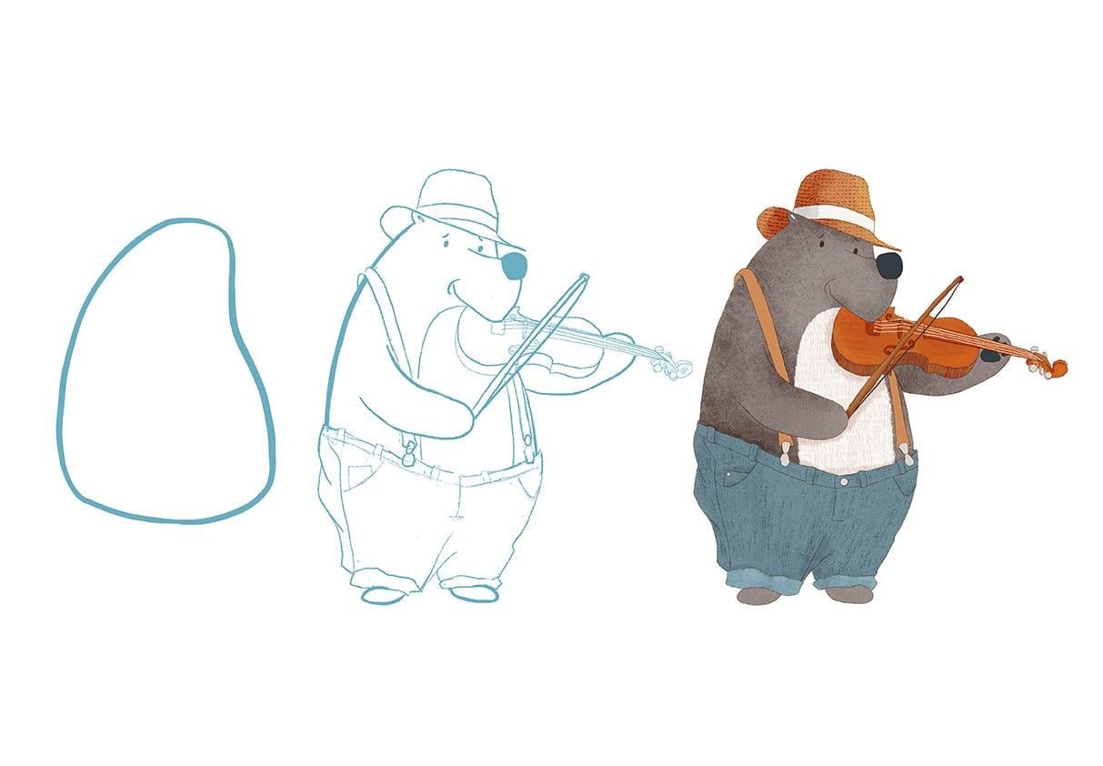 Bear Belly Folk Band - image 2 - student project