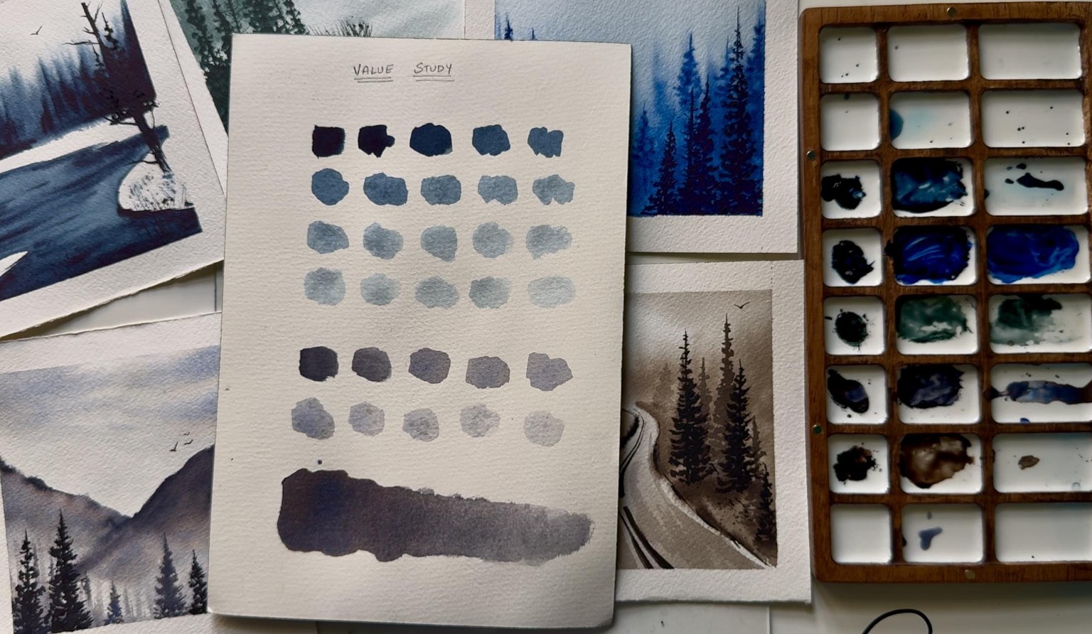 Misty pines in monochromes - image 2 - student project