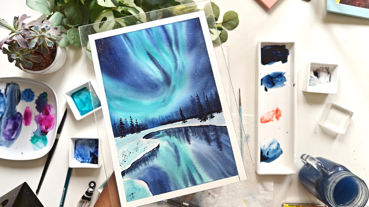 15 Days of watercolor Aurora - image 12 - student project