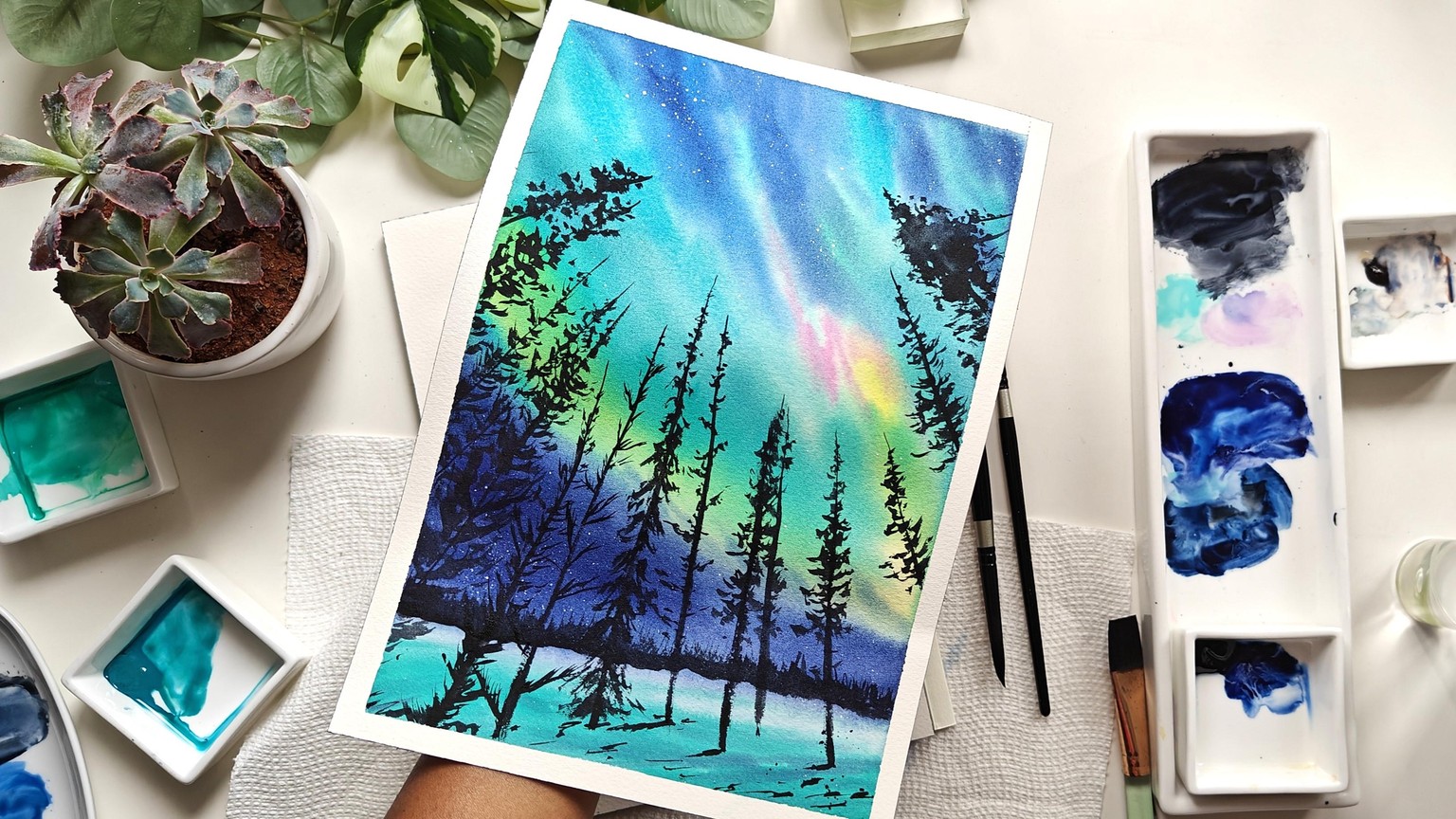 15 Days of watercolor Aurora - image 7 - student project
