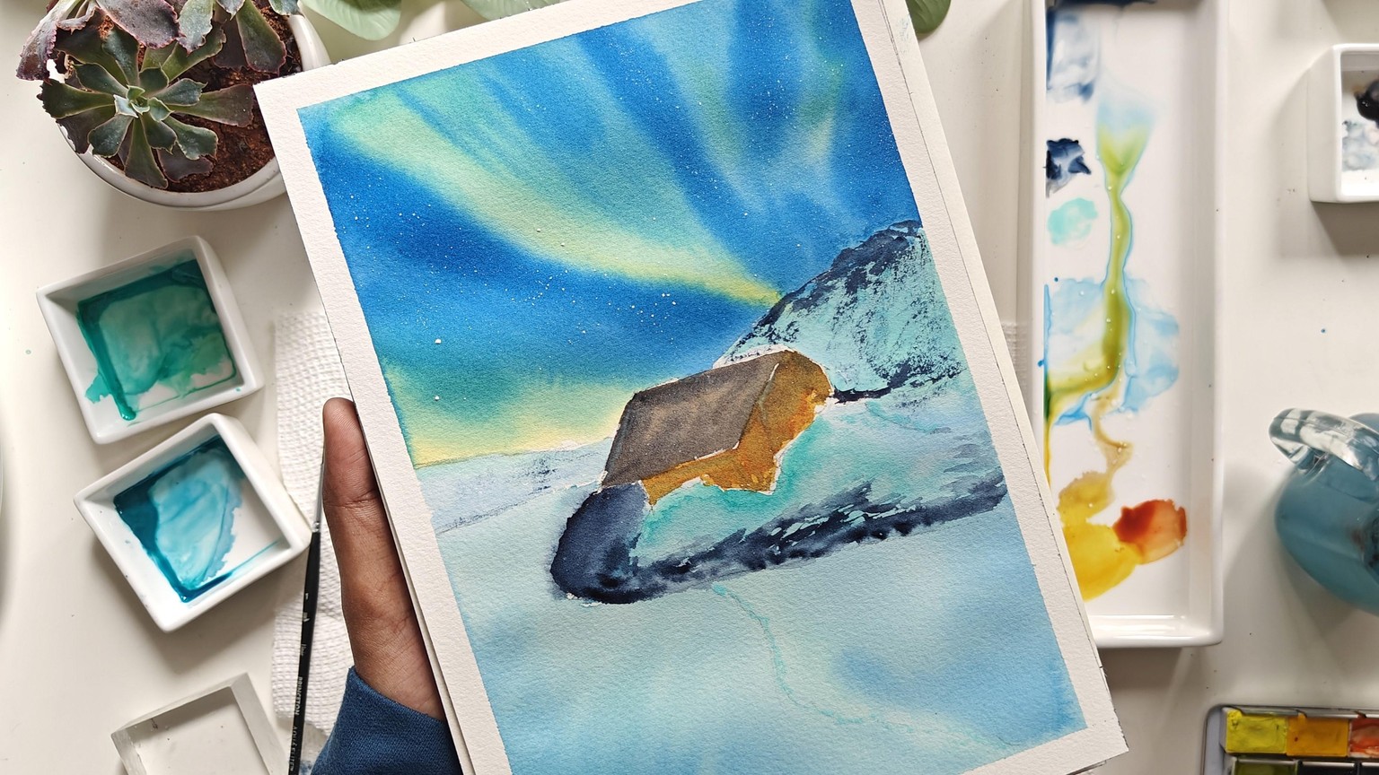 15 Days of watercolor Aurora - image 13 - student project