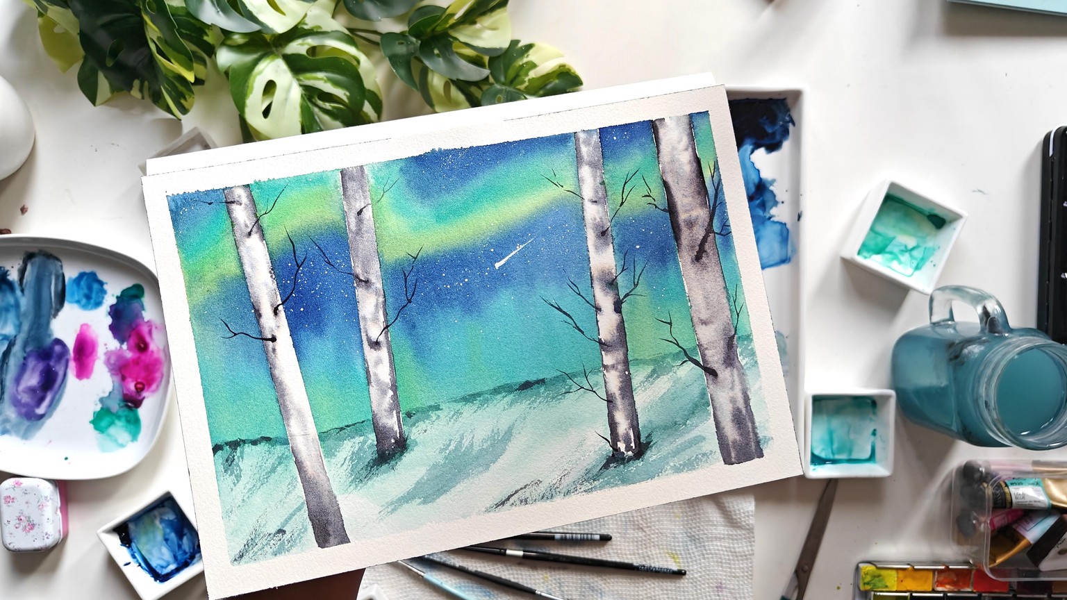 15 Days of watercolor Aurora - image 10 - student project