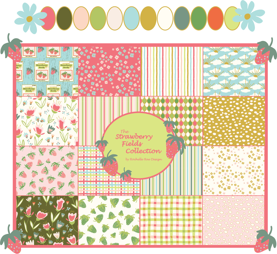 Strawberry Fields Collection by Rochelle Rae Design - image 1 - student project