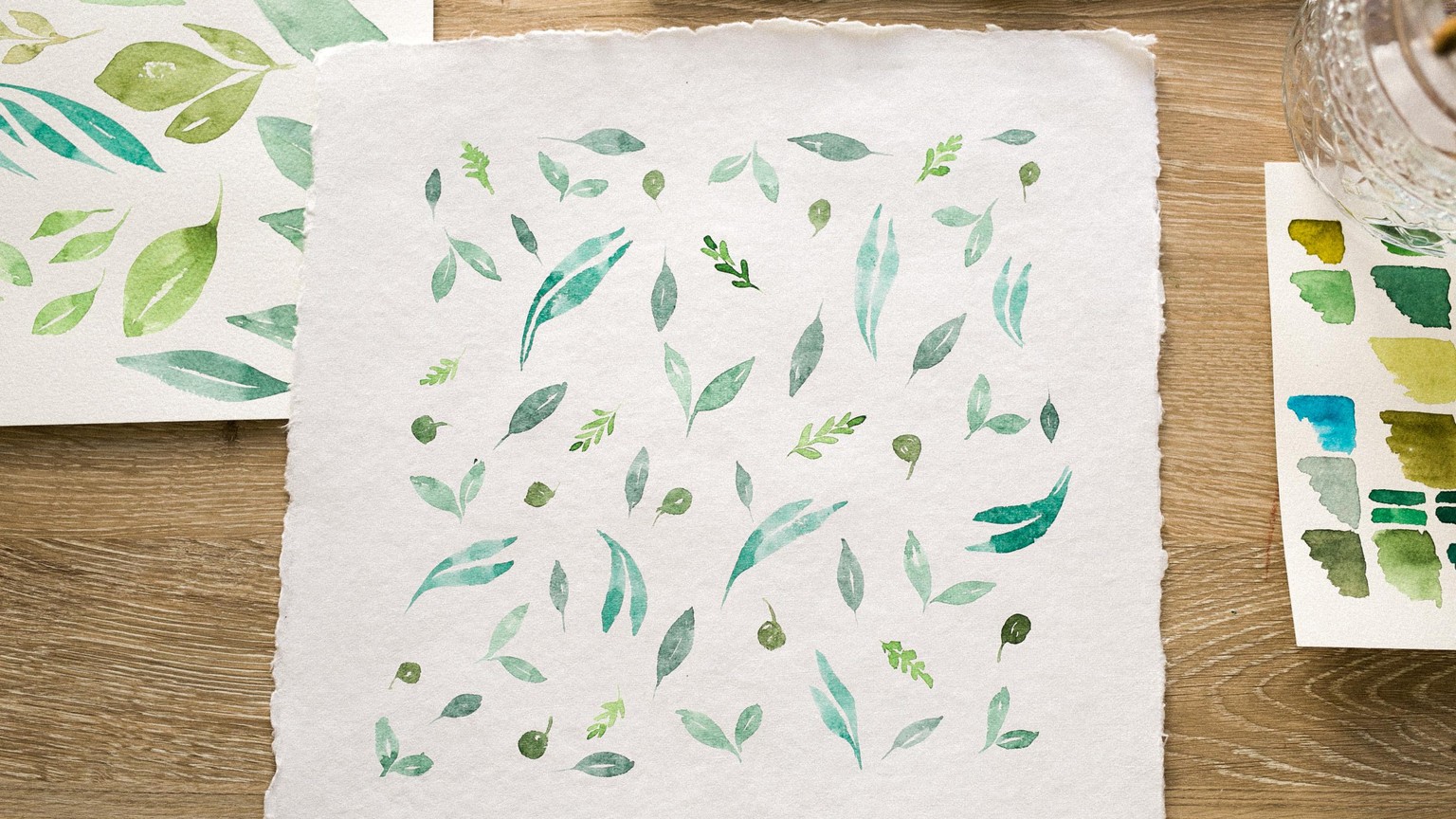 How to Paint Floral Greenery: Project 1 & 2 - image 3 - student project