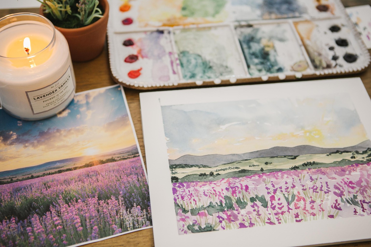 Sample Project: Provence France Lavender Field - image 6 - student project