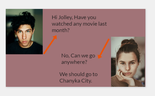 Copywriting Project-Saikat Dutta-Conversation Between a boy and a girl. - image 2 - student project