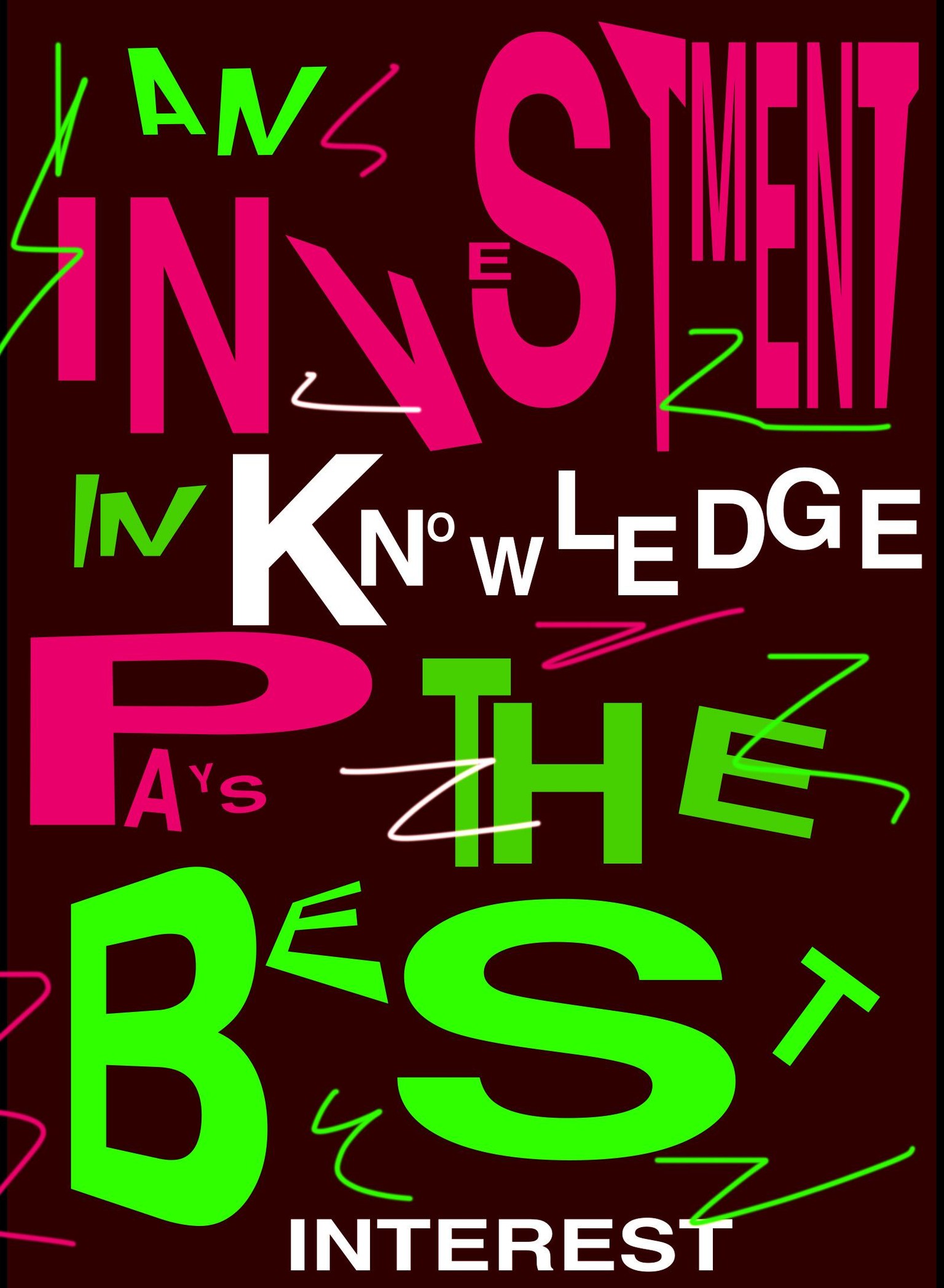 Contemporary Typography Poster Design - image 2 - student project