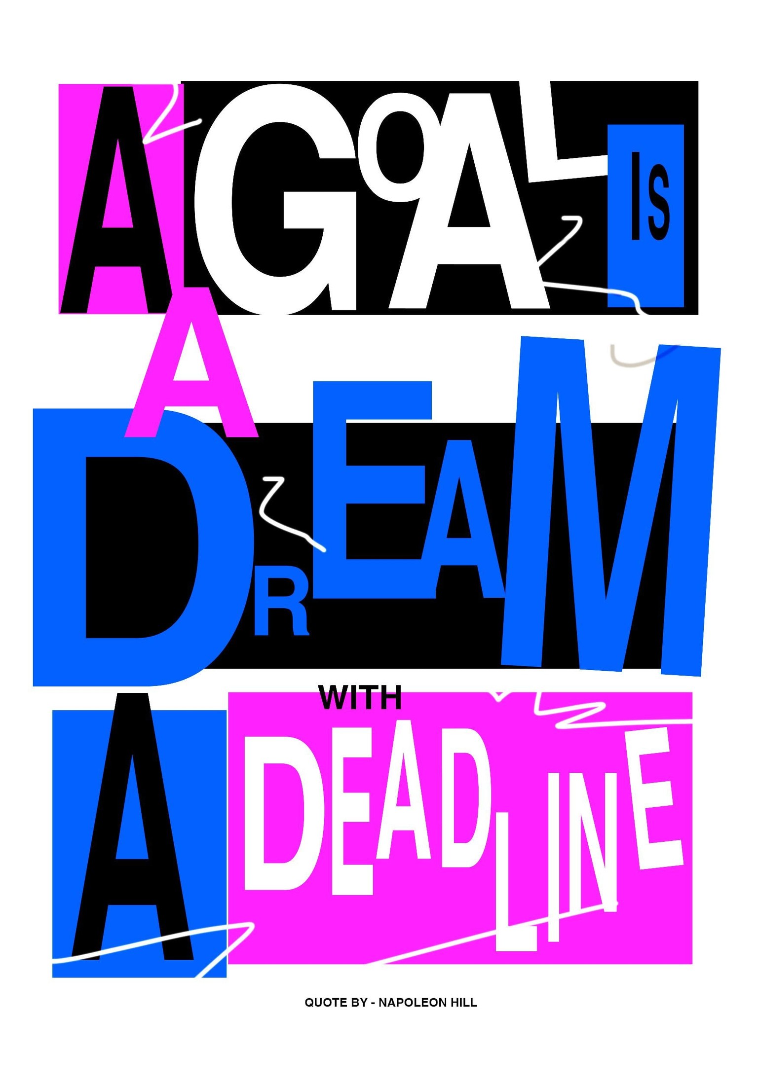 Contemporary Typography Poster Design - image 1 - student project
