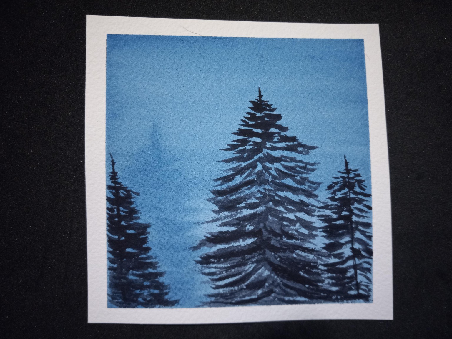 Relaxing Watercolor Silhouettes - image 8 - student project