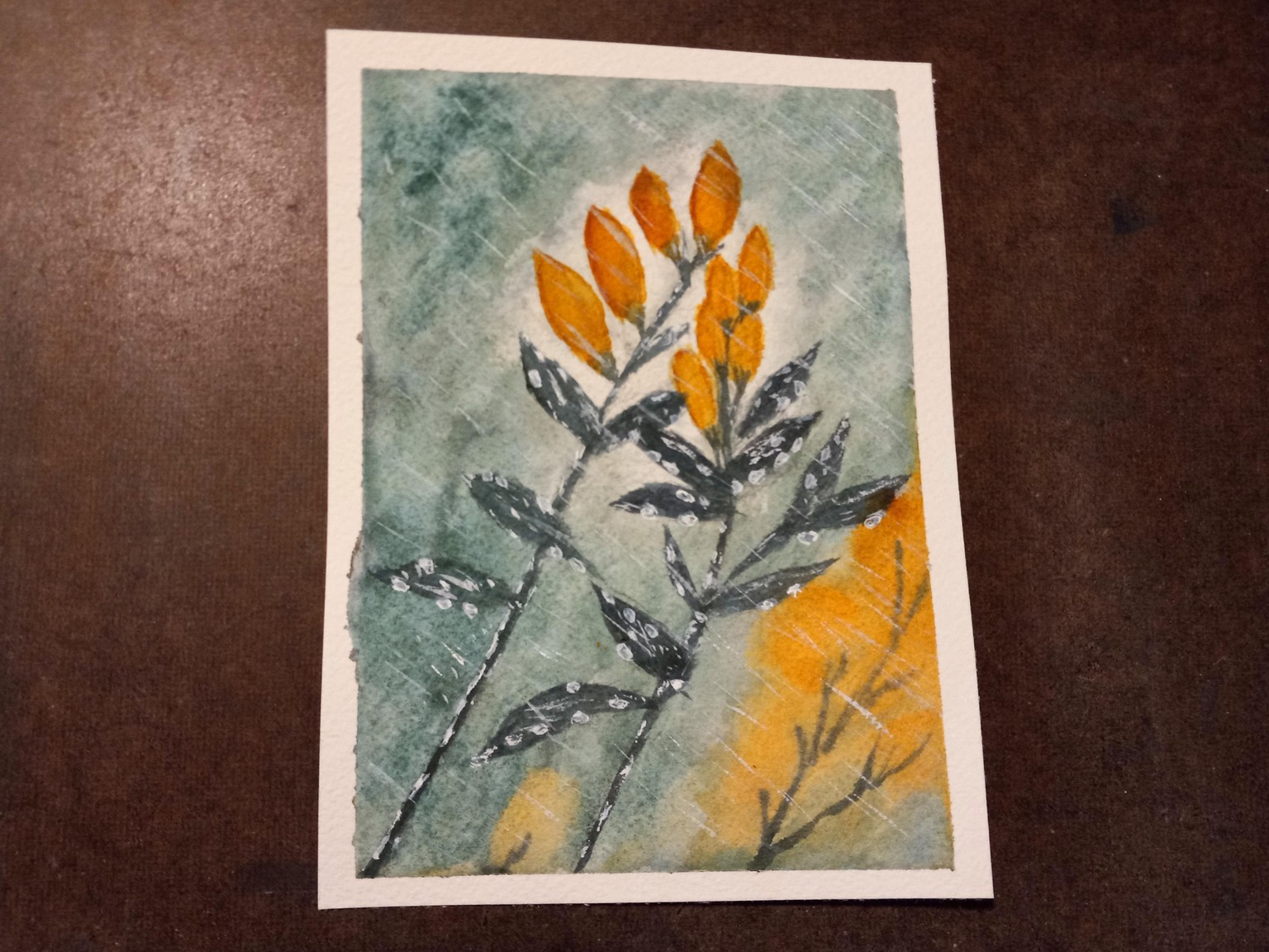 Watercolor Rainfall - image 2 - student project