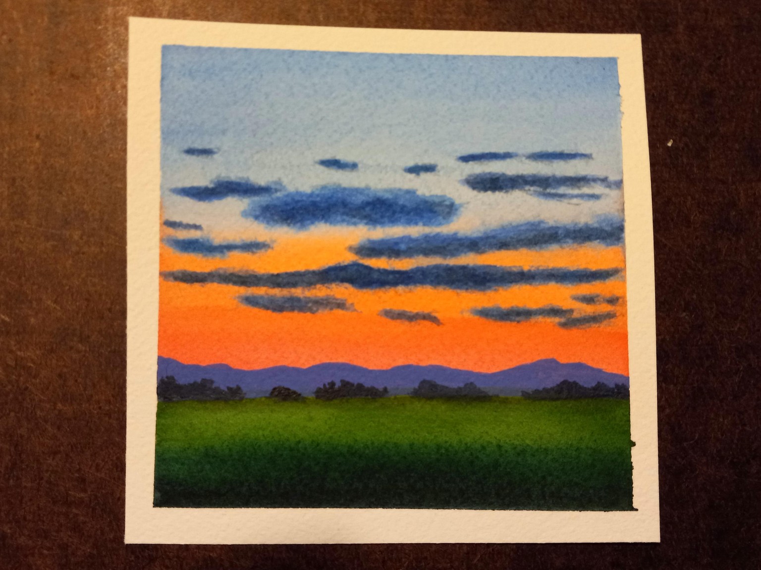 Watercolor Pastel Skies - image 7 - student project