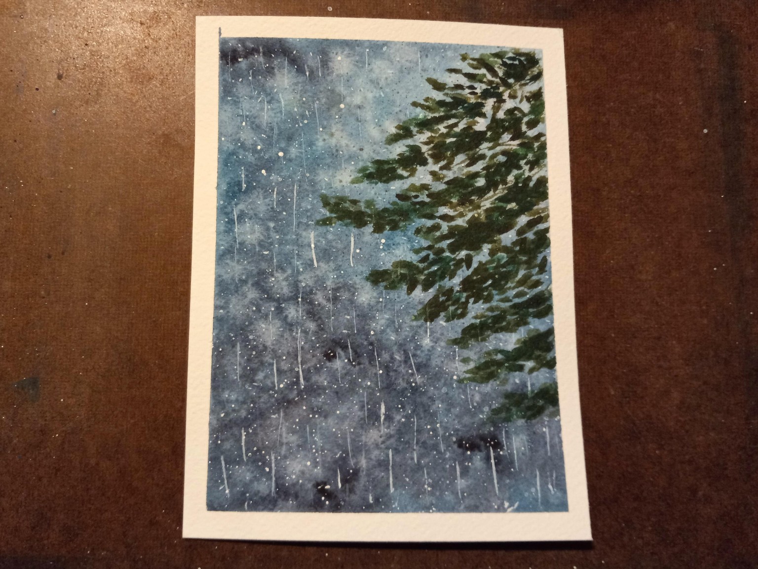Watercolor Rainfall - image 1 - student project