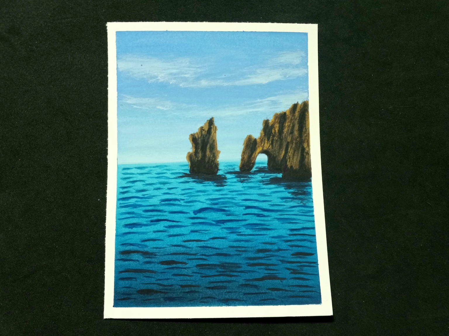 Gouache Seascape with Z - image 1 - student project
