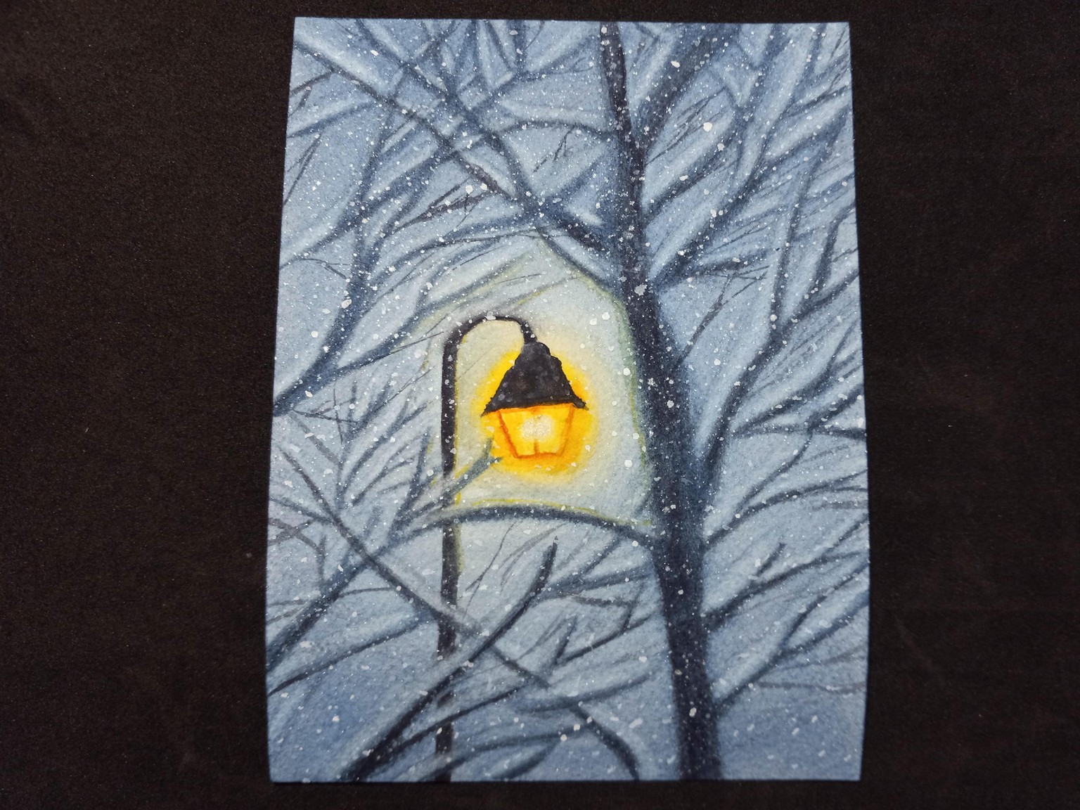 Warm glow on a Snowy Night - image 1 - student project