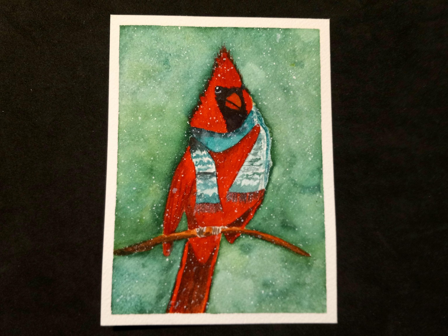 Christmas Cardinal - image 1 - student project