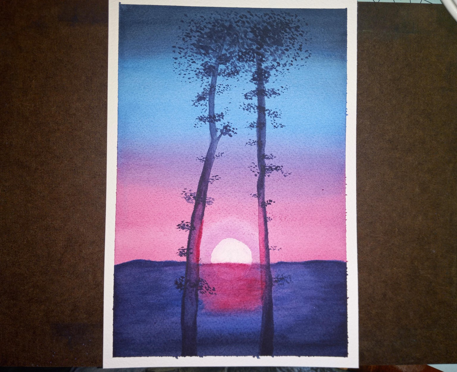 Meditate with Watercolors 14 days - image 7 - student project