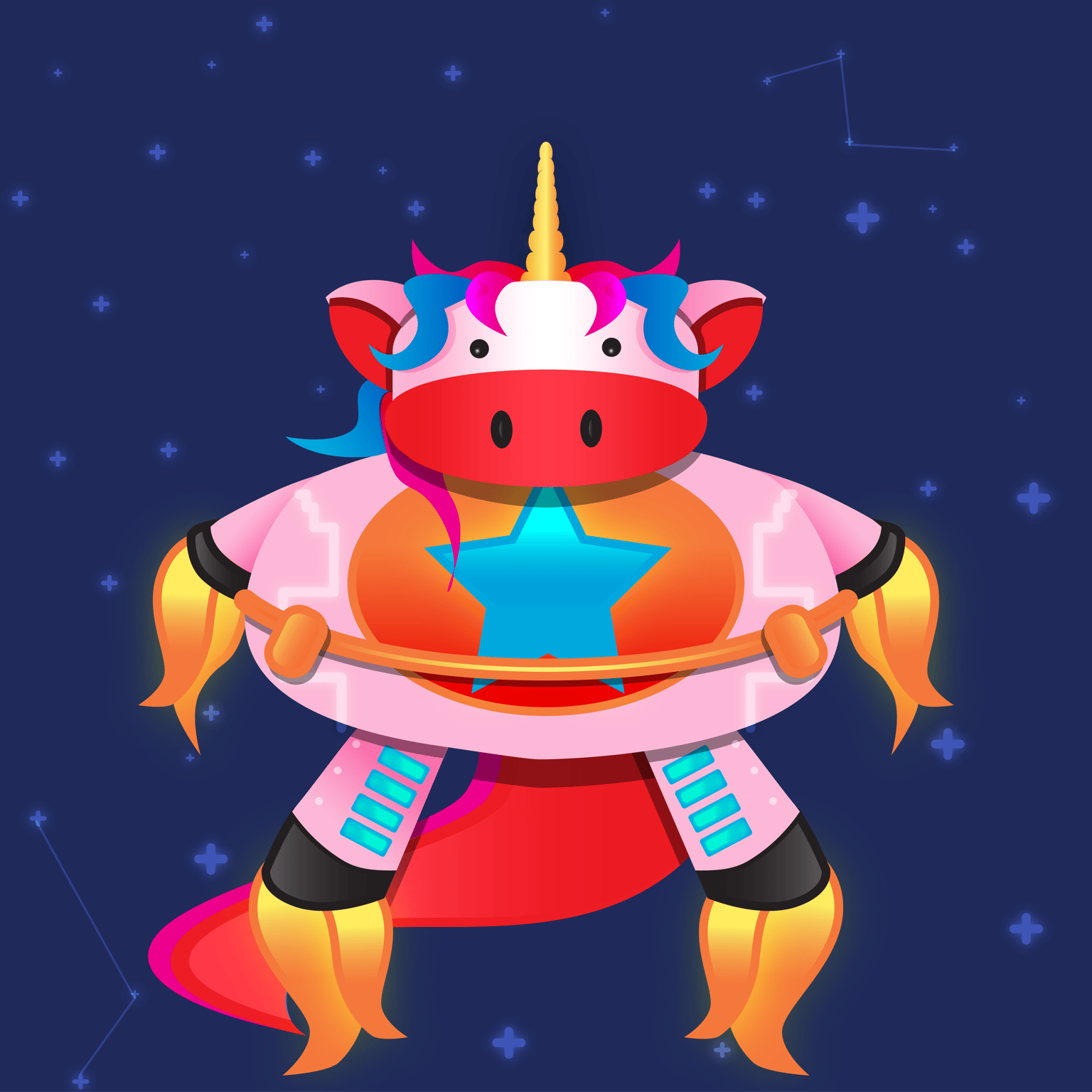 Unicorn Spaceship - image 4 - student project